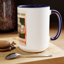Load image into Gallery viewer, Two-Tone Coffee Mugs, 15oz