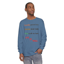 Load image into Gallery viewer, Unisex Garment-dyed Long Sleeve T-Shirt