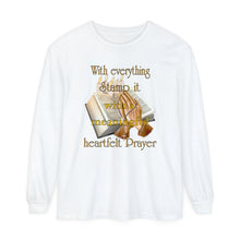 Load image into Gallery viewer, Unisex Garment-dyed Long Sleeve T-Shirt