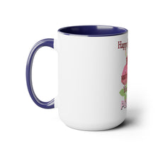Load image into Gallery viewer, Two-Tone Coffee Mugs, 15oz