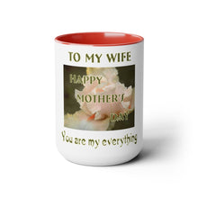 Load image into Gallery viewer, Two-Tone Coffee Mugs, 15oz