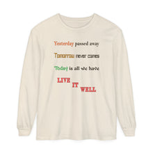 Load image into Gallery viewer, Unisex Garment-dyed Long Sleeve T-Shirt