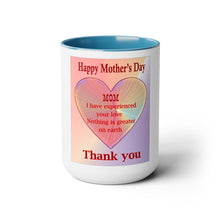 Load image into Gallery viewer, Two-Tone Coffee Mugs, 15oz