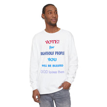 Load image into Gallery viewer, Unisex Garment-dyed Long Sleeve T-Shirt