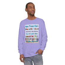 Load image into Gallery viewer, Unisex Garment-dyed Long Sleeve T-Shirt
