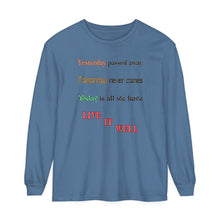 Load image into Gallery viewer, Unisex Garment-dyed Long Sleeve T-Shirt