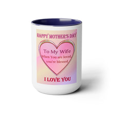 Load image into Gallery viewer, Two-Tone Coffee Mugs, 15oz