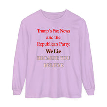 Load image into Gallery viewer, Unisex Garment-dyed Long Sleeve T-Shirt