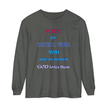 Load image into Gallery viewer, Unisex Garment-dyed Long Sleeve T-Shirt