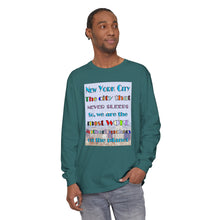 Load image into Gallery viewer, Unisex Garment-dyed Long Sleeve T-Shirt