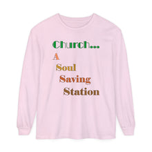 Load image into Gallery viewer, Unisex Garment-dyed Long Sleeve T-Shirt