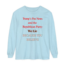 Load image into Gallery viewer, Unisex Garment-dyed Long Sleeve T-Shirt