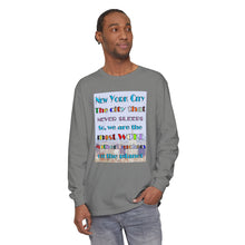 Load image into Gallery viewer, Unisex Garment-dyed Long Sleeve T-Shirt