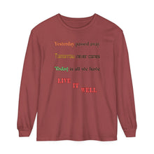 Load image into Gallery viewer, Unisex Garment-dyed Long Sleeve T-Shirt
