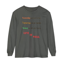 Load image into Gallery viewer, Unisex Garment-dyed Long Sleeve T-Shirt