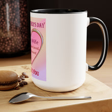 Load image into Gallery viewer, Two-Tone Coffee Mugs, 15oz