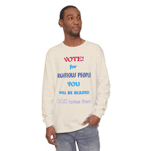 Load image into Gallery viewer, Unisex Garment-dyed Long Sleeve T-Shirt