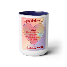 Load image into Gallery viewer, Two-Tone Coffee Mugs, 15oz