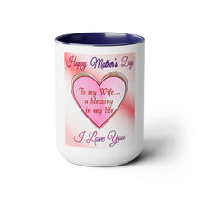 Load image into Gallery viewer, Two-Tone Coffee Mugs, 15oz