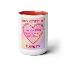 Load image into Gallery viewer, Two-Tone Coffee Mugs, 15oz