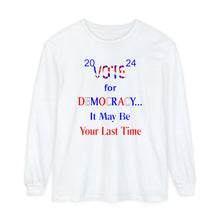 Load image into Gallery viewer, Unisex Garment-dyed Long Sleeve T-Shirt