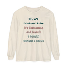 Load image into Gallery viewer, Unisex Garment-dyed Long Sleeve T-Shirt