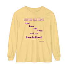 Load image into Gallery viewer, Unisex Garment-dyed Long Sleeve T-Shirt