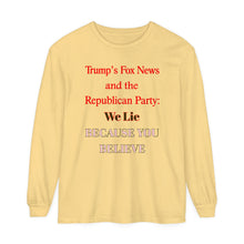 Load image into Gallery viewer, Unisex Garment-dyed Long Sleeve T-Shirt