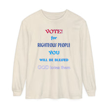 Load image into Gallery viewer, Unisex Garment-dyed Long Sleeve T-Shirt