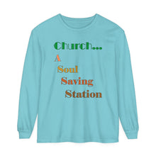 Load image into Gallery viewer, Unisex Garment-dyed Long Sleeve T-Shirt