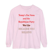 Load image into Gallery viewer, Unisex Garment-dyed Long Sleeve T-Shirt