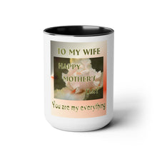 Load image into Gallery viewer, Two-Tone Coffee Mugs, 15oz