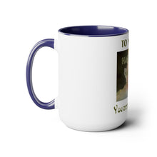 Load image into Gallery viewer, Two-Tone Coffee Mugs, 15oz