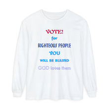 Load image into Gallery viewer, Unisex Garment-dyed Long Sleeve T-Shirt