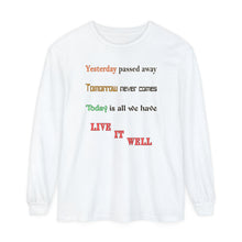 Load image into Gallery viewer, Unisex Garment-dyed Long Sleeve T-Shirt