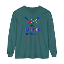 Load image into Gallery viewer, Unisex Garment-dyed Long Sleeve T-Shirt