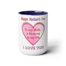 Load image into Gallery viewer, Two-Tone Coffee Mugs, 15oz