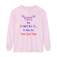 Load image into Gallery viewer, Unisex Garment-dyed Long Sleeve T-Shirt