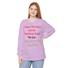 Load image into Gallery viewer, Unisex Garment-dyed Long Sleeve T-Shirt
