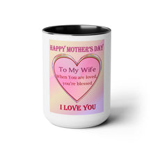 Load image into Gallery viewer, Two-Tone Coffee Mugs, 15oz