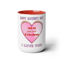 Load image into Gallery viewer, Two-Tone Coffee Mugs, 15oz