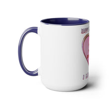 Load image into Gallery viewer, Two-Tone Coffee Mugs, 15oz
