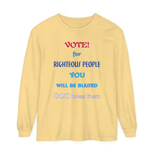 Load image into Gallery viewer, Unisex Garment-dyed Long Sleeve T-Shirt
