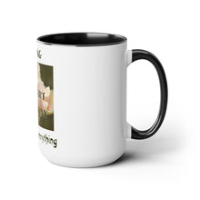 Load image into Gallery viewer, Two-Tone Coffee Mugs, 15oz