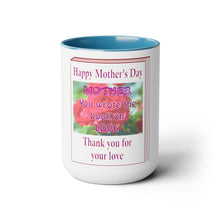 Load image into Gallery viewer, Two-Tone Coffee Mugs, 15oz