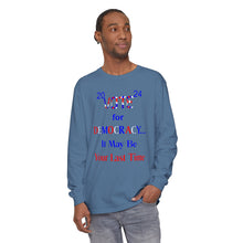 Load image into Gallery viewer, Unisex Garment-dyed Long Sleeve T-Shirt