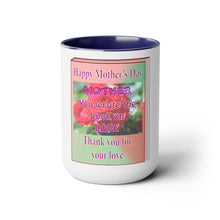 Load image into Gallery viewer, Two-Tone Coffee Mugs, 15oz