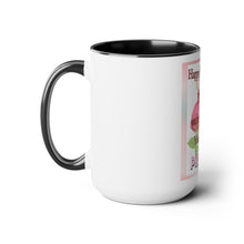 Load image into Gallery viewer, Two-Tone Coffee Mugs, 15oz