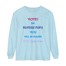Load image into Gallery viewer, Unisex Garment-dyed Long Sleeve T-Shirt