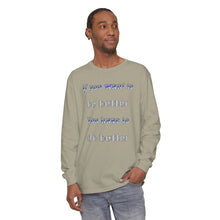 Load image into Gallery viewer, Unisex Garment-dyed Long Sleeve T-Shirt